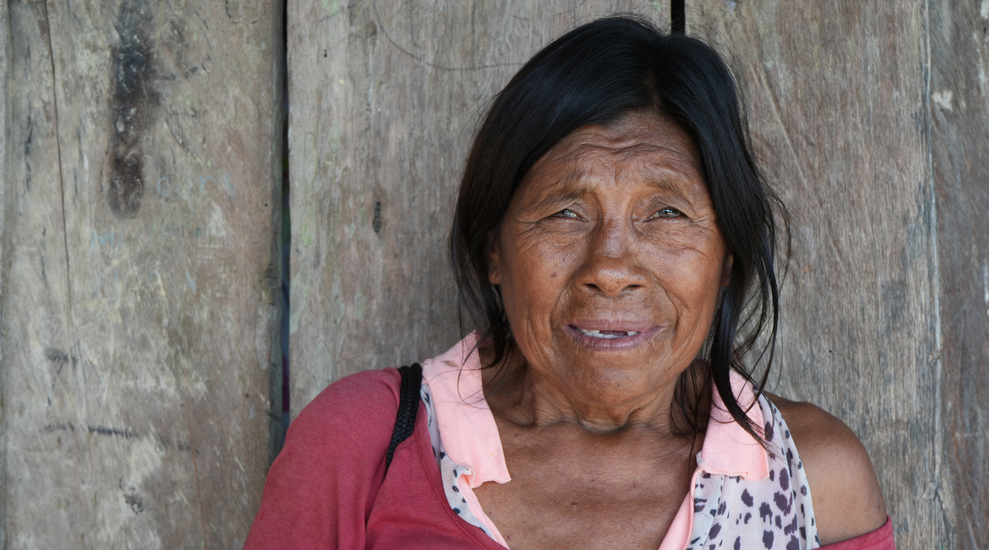 Elder from an Indigenous community in Colombia.