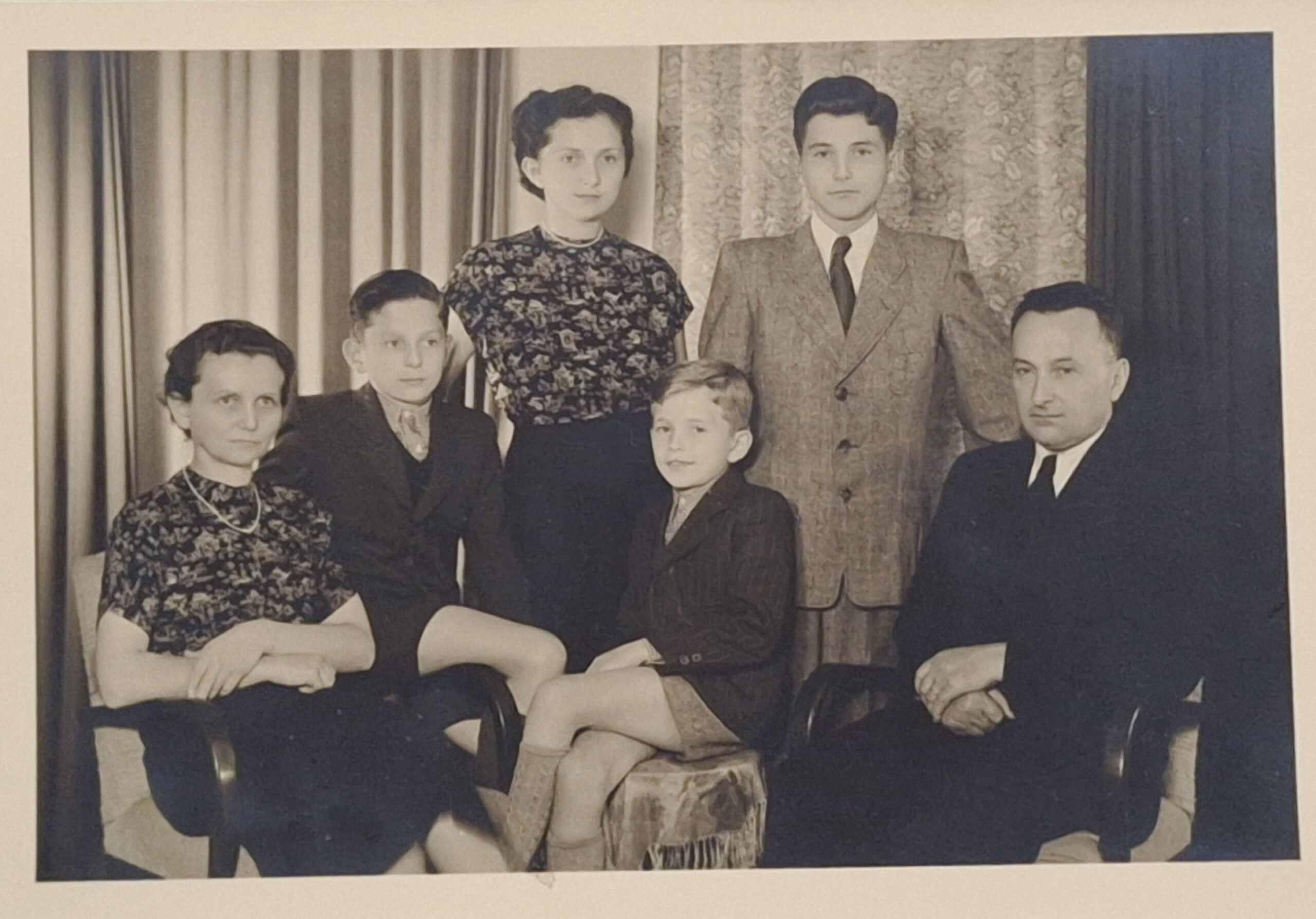 The members of the Weingartner family that left Austria in 1953. Photo courtesy of John Weingarthner.